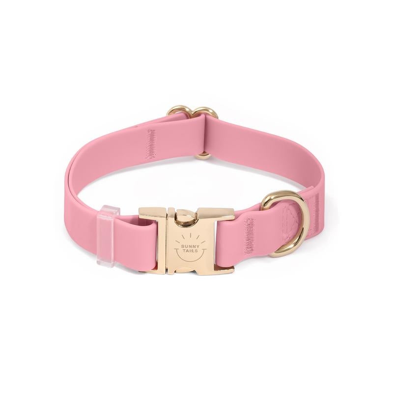 Cloud Waterproof Dog Collar Adjustable with Quick Release Buckle