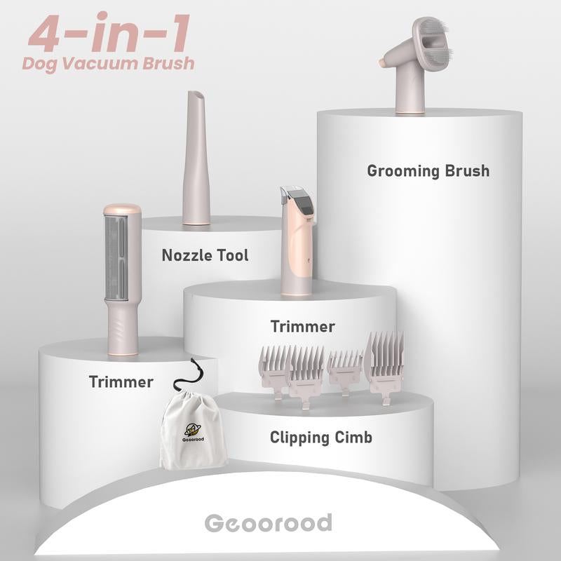 Geoorood Find Your Jun - Pet Grooming Vacuum All-In-One Kit with 10Kpa Suction, 2.2L Dust Tank, Adjustable Combs, Lightweight Design, Perfect for Gifts & Home Use #Cozyvibes #Petlife