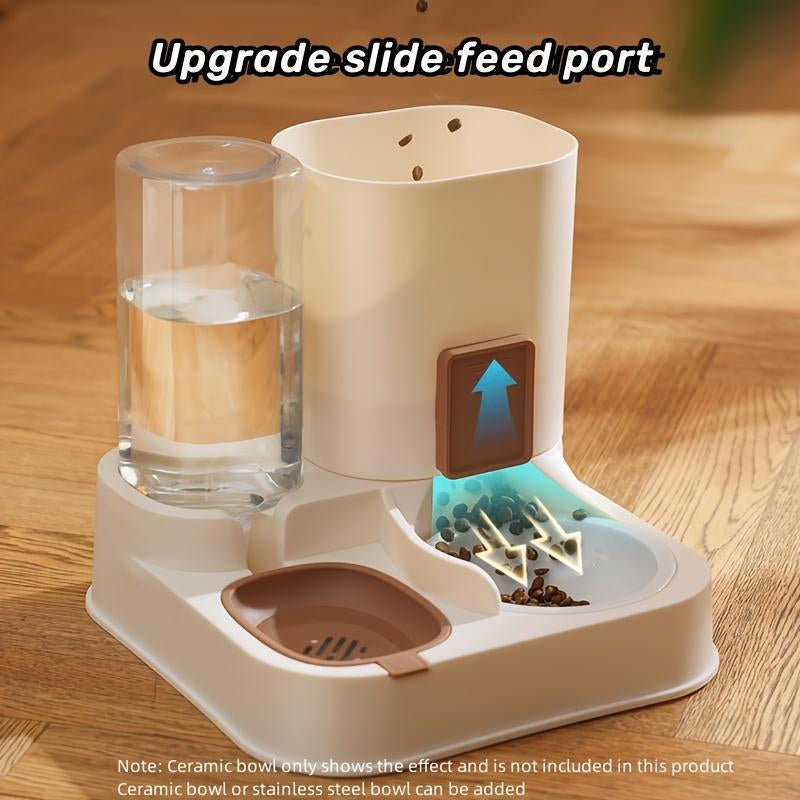 Automatic 2-in-1 Pet Food & Water Dispenser - Perfect Christmas Gift for Dogs & Cats!