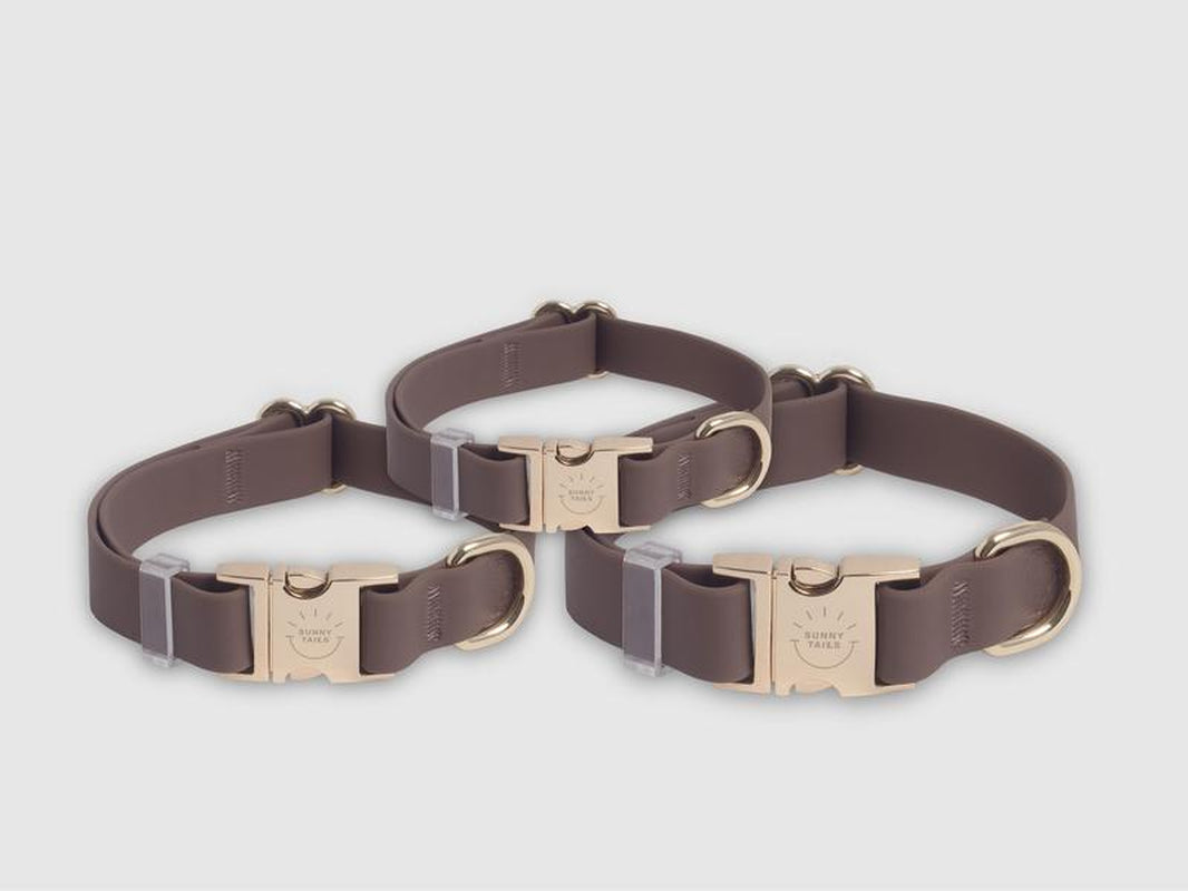 Cloud Waterproof Dog Collar Adjustable with Quick Release Buckle