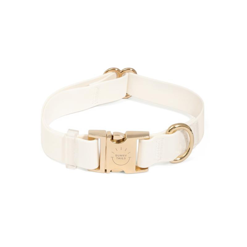 Cloud Waterproof Dog Collar Adjustable with Quick Release Buckle