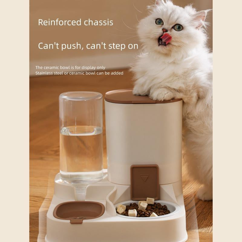 Automatic 2-in-1 Pet Food & Water Dispenser - Perfect Christmas Gift for Dogs & Cats!