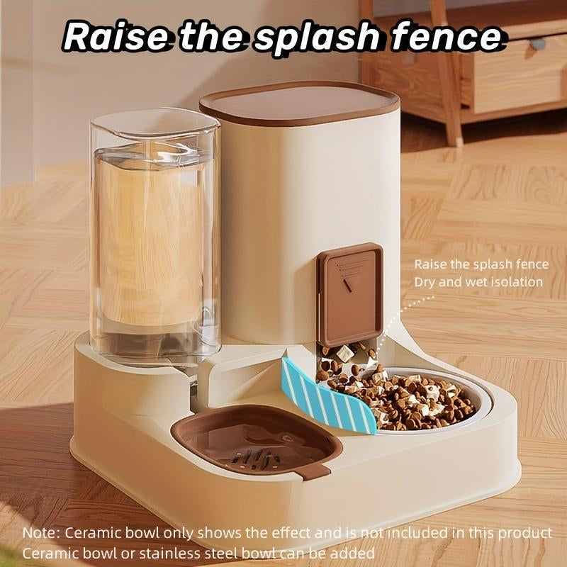Automatic 2-in-1 Pet Food & Water Dispenser - Perfect Christmas Gift for Dogs & Cats!